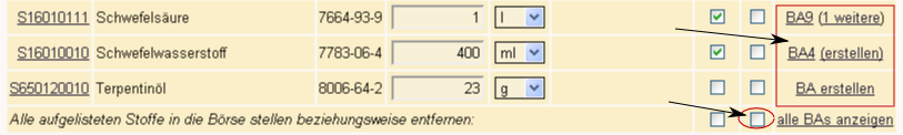 Betriebsanweisungen erstellen/anzeigen lassen