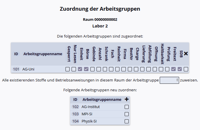 Raum hinzufügen